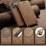 iPhone Air Caseme 013 Series Pung - Brun