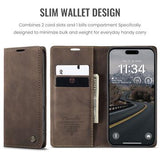 iPhone Air Caseme 013 Series Pung - Kaffe
