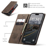 iPhone Air Caseme 013 Series Pung - Kaffe