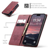 iPhone Air Caseme 013 Series Pung - Vinrød