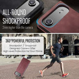 iPhone Air Caseme 013 Series Pung - Vinrød