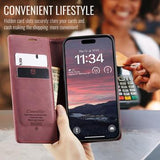 iPhone Air Caseme 013 Series Pung - Vinrød
