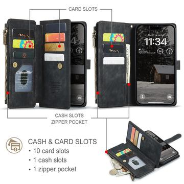 iPhone Air Caseme C30 Multifunktionel Pung - Sort