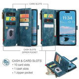 iPhone Air Caseme C30 Multifunktionel Pung - Blå