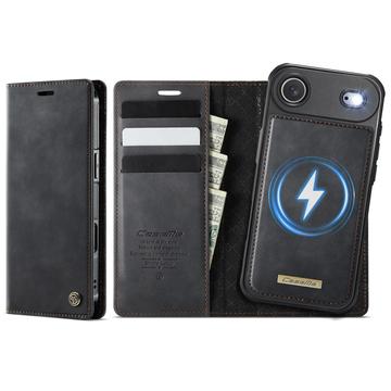 iPhone Air Caseme C49 2-i-1 aftagelig pungetui - MagSafe-kompatibel, RFID - Sort