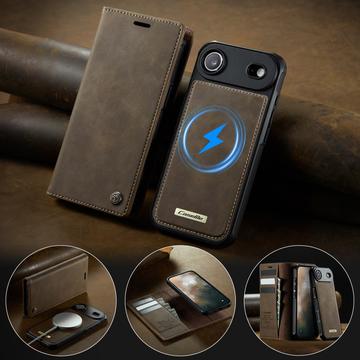 iPhone Air Caseme C49 2-i-1 aftagelig pungetui - MagSafe-kompatibel, RFID - Kaffe