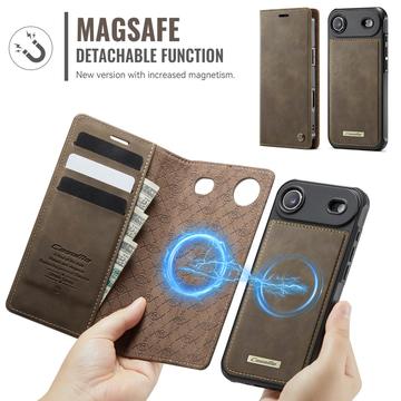 iPhone Air Caseme C49 2-i-1 aftagelig pungetui - MagSafe-kompatibel, RFID - Kaffe