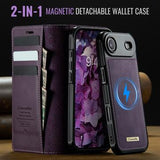 iPhone Air Caseme C49 2-i-1 aftagelig pungetui - MagSafe-kompatibel, RFID - Lilla