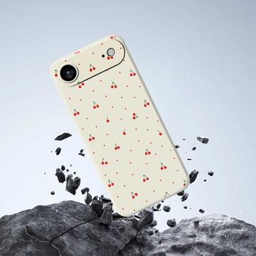 iPhone Air TPU-cover med kirsebærmønster - Beige