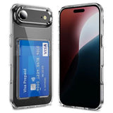 iPhone Air Gennemsigtigt Cover med Kortholder