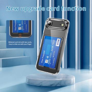 iPhone Air Gennemsigtigt Cover med Kortholder