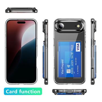 iPhone Air Gennemsigtigt Cover med Kortholder
