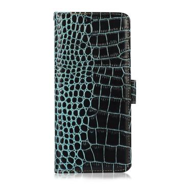 iPhone Air Crocodile Series Læderpung med RFID - Grøn