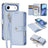 iPhone Air Dux Ducis Lawa Pung læderetui m. magnetisk cover - babyblå