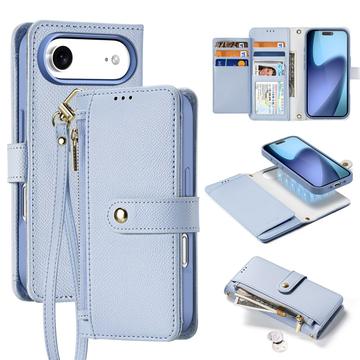 iPhone Air Dux Ducis Lawa Pung læderetui m. magnetisk cover - babyblå