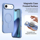 iPhone Air Dux Ducis Lawa Pung læderetui m. magnetisk cover - babyblå