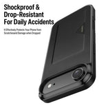 iPhone Air Dux Ducis Pocard Cover med Kortholder - Sort