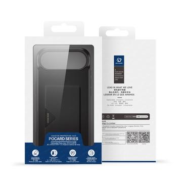 iPhone Air Dux Ducis Pocard Cover med Kortholder - Sort