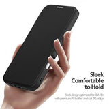 iPhone Air Dux Ducis Skin X Pro Magnetisk Flip Cover - Sort