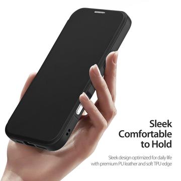 iPhone Air Dux Ducis Skin X Pro Magnetisk Flip Cover - Sort