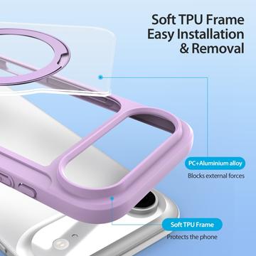 iPhone Air Dux Ducis Skin X Pro Magnetisk Flip Cover - Lilla