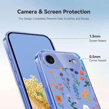 iPhone Air TPU-cover med blomstermønster - tusindfryd