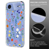 iPhone Air TPU-cover med blomstermønster - tusindfryd