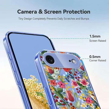 iPhone Air TPU-cover med blomstermønster - Liljer