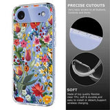 iPhone Air TPU-cover med blomstermønster - Liljer