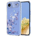 iPhone Air TPU-cover med blomstermønster - Lilla