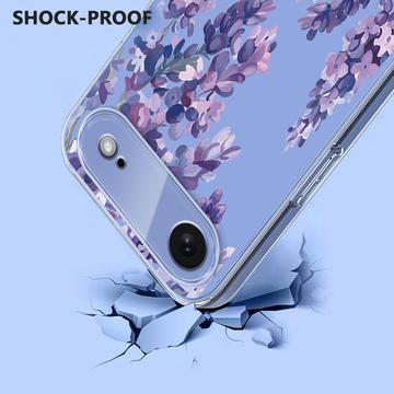 iPhone Air TPU-cover med blomstermønster - Wisteria