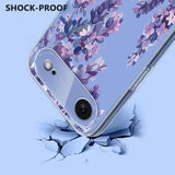 iPhone Air TPU-cover med blomstermønster - Wisteria
