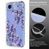 iPhone Air TPU-cover med blomstermønster - Wisteria