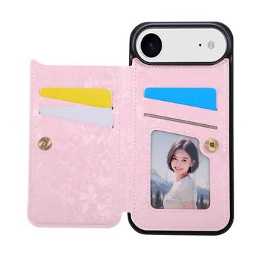 iPhone Air Cover med blomsterprint og RFID-kortholder - Roser