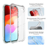 iPhone Air Imak Faldsikkert TPU Cover - Gennemsigtig