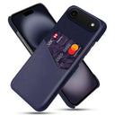 iPhone Air KSQ Cover med Kortholder - Blå