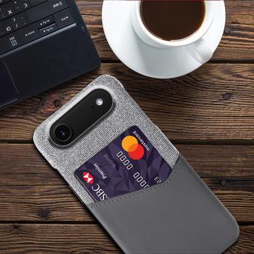 iPhone Air KSQ Cover med Kortholder - Grå
