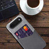 iPhone Air KSQ Cover med Kortholder - Grå