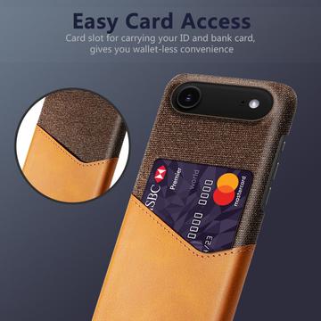 iPhone Air KSQ Cover med Kortholder - Orange