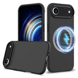 iPhone Air Liquid Silikone Cover - MagSafe Kompatibel - Sort