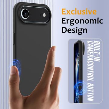iPhone Air Liquid Silikone Cover - MagSafe Kompatibel - Sort