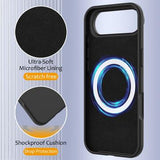 iPhone Air Liquid Silikone Cover - MagSafe Kompatibel - Sort