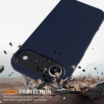 iPhone Air Liquid Silikone Cover - MagSafe Kompatibel - Mørkeblå