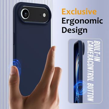 iPhone Air Liquid Silikone Cover - MagSafe Kompatibel - Mørkeblå