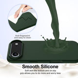 iPhone Air Liquid Silikone Cover - MagSafe Kompatibel - Mørkegrøn