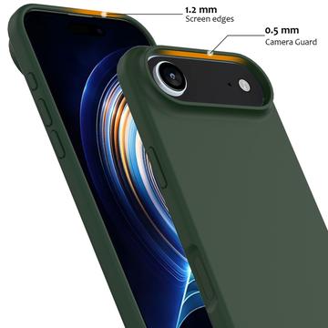 iPhone Air Liquid Silikone Cover - MagSafe Kompatibel - Mørkegrøn