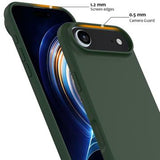 iPhone Air Liquid Silikone Cover - MagSafe Kompatibel - Mørkegrøn