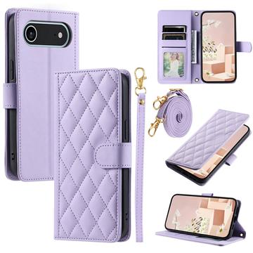 iPhone Air Luksus Vatteret Pung - Lilla