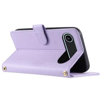 iPhone Air Luksus Vatteret Pung - Lilla