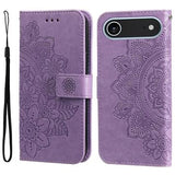 iPhone Air Mandala Series Etui med Pung - Lilla